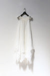 marc le bihan lace double layer dress 2191 WHITE white